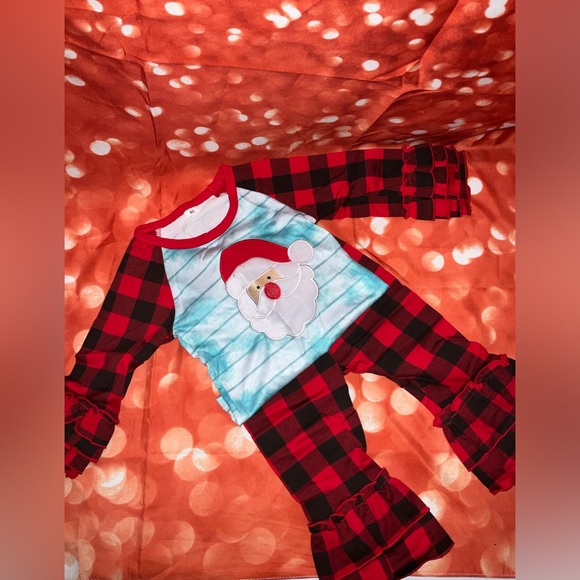 3-6 months Christmas pajama set for little girl! New - Picture 1 of 5